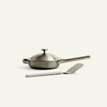 mini brushed titanium fry pan